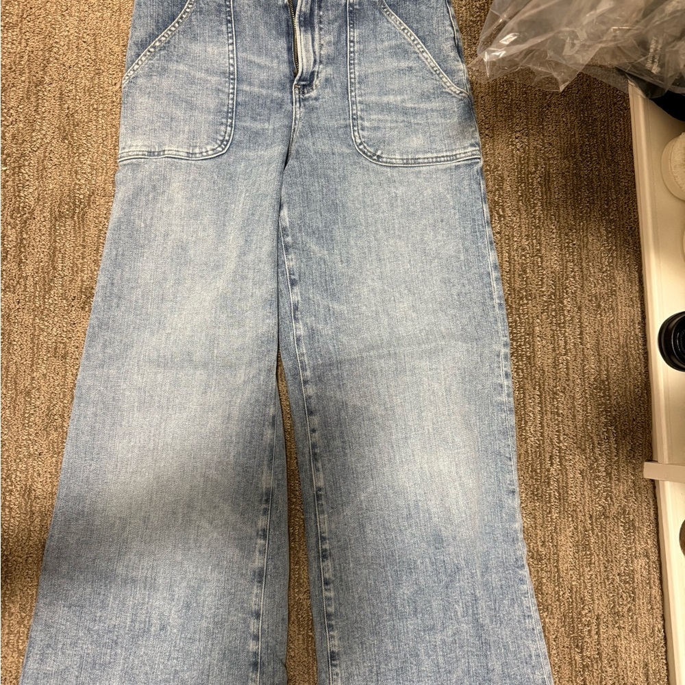 Frame Denim Light Wash Flare Jeans